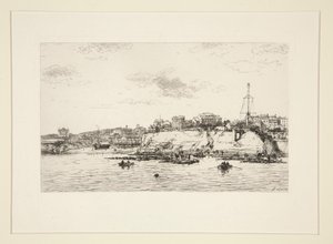 The La Plataine Bridge at Royan by Maxime Lalanne
