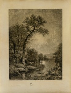 Landscape with Deer