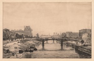 Paris, View from the Concorde Bridge by Maxime Lalanne