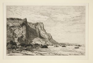 Beach of Black Cows at Villers (Calvados) by Maxime Lalanne