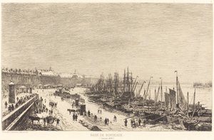 Bordeaux Harbor by Maxime Lalanne