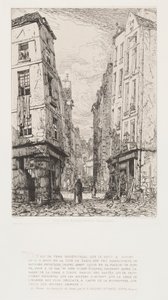 Rue des Marmousets (Old Paris) by Maxime Lalanne