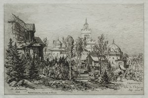 The Algerian Palace at the Trocadero by Maxime Lalanne