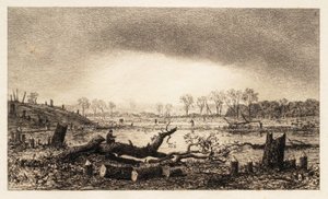 The Pond at Auteuil by Maxime Lalanne