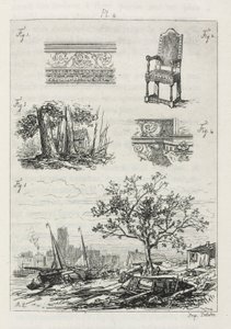 Treatise on Etching: Plate 4 by Maxime Lalanne