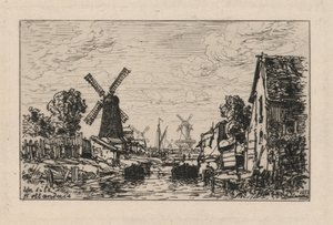 A Dutch Site (At Zaandam) by Maxime Lalanne