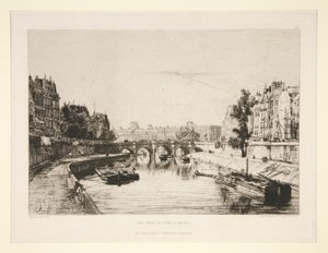 View Taken from Pont Saint-Michel by Maxime Lalanne