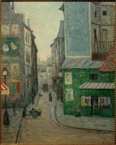 Place St. André des Arts, Rue Suger, Paris by Maxime Emile Louis Maufra