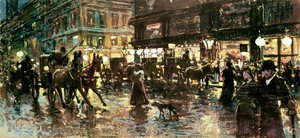 The Ringstrasse at Night, Vienna