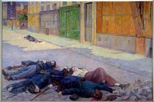 A street of Paris in May 1871 or the Commune