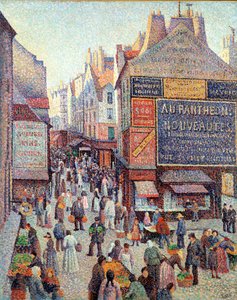La Rue Mouffetard by Maximilien Luce