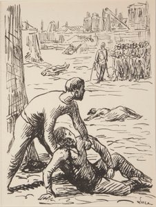 Nine Untitled Prints of Political Subjects by Maximilien Luce
