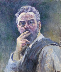 Self-Portrait with Cigarette by Maximilien Luce