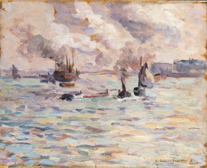 The Estuary by Maximilien Luce