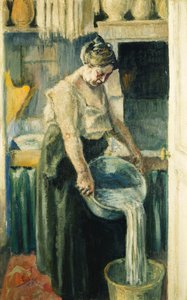The Laundress by Maximilien Luce