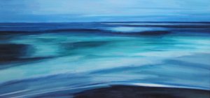 Blue Ocean Flow by Maxine Shore