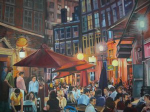 Lively City Night by Maxine Shore