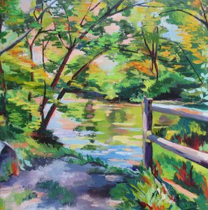 Serene River Path