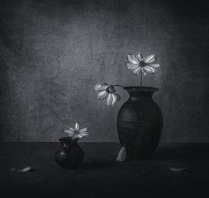 Fading Floral Still Life by May G