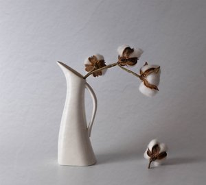 Minimalist Cotton Vase by May G