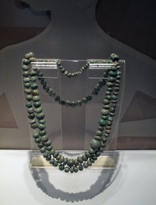 Jade Collar, Late Classic Period by Mayan