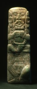 Statuette Placed in Dedication Down the Hieroglyphic Stairway, Copan, Late Classic Period (600-900)