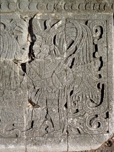 The great ball court, 750-1200 by Mayan
