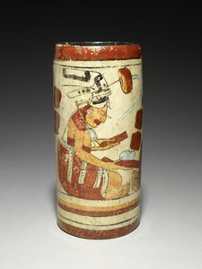 Vase with Presentation Scene by Mayan