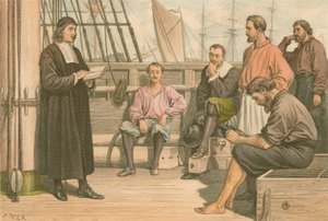 McWard Preaching to the Sailors at Rotterdam