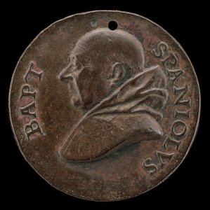 Battista Spagnoli of Mantua, Carmelite Poet [obverse] by Mea