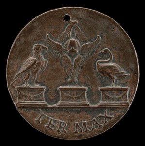 Cherub, Swan, and Eagle (reverse) by Mea