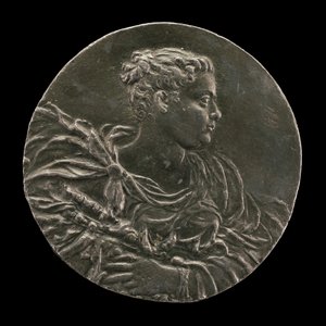 A Young Woman of Venice in Gown and Mantle, c. 1563 by Medallist A.A.