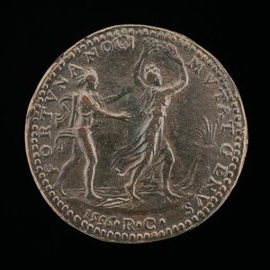 Apollo Pursuing Daphne [reverse], 1556 by Medallist R.C.
