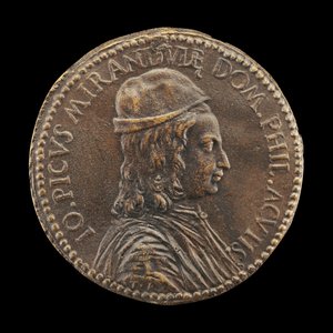Giovanni Pico della Mirandola, Philosopher and Poet, 1463-1494 by Medallist T.R.