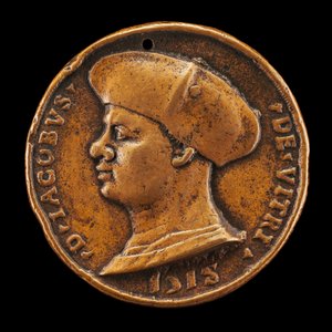 Jacques de Vitry-La Lière, Canon, Dean, and Chancellor [obverse] by Medallist of 1518