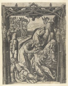 Christ on the Mount of Olives by Meester IAM van Zwoll