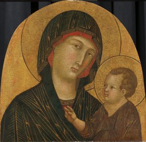 Virgin and Child by Meester van Badia a Isola