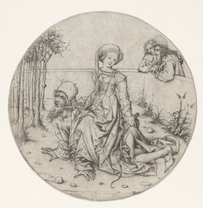 Aristotle and Phyllis by Meester van het Amsterdamse Kabinet