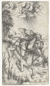 The Conversion of St. Paul by Meester van het Amsterdamse Kabinet
