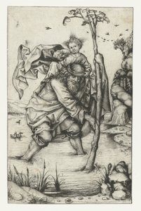 Saint Christopher (Large Version) by Meester van het Amsterdamse Kabinet