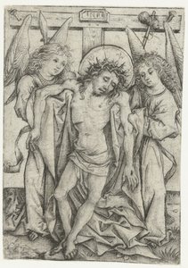 The Body of Christ Supported by Two Angels