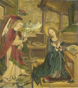 Annunciation to the Virgin by Meester van het Salemer Altaar
