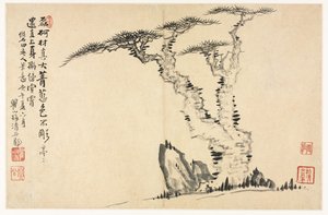 Landscapes in Various Styles after Old Masters by Mei Qing