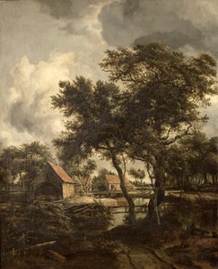 The Watermill, c.1660 by Meindert Hobbema