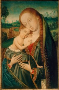 Madonna with Child by Meister der Magdalenenlegende