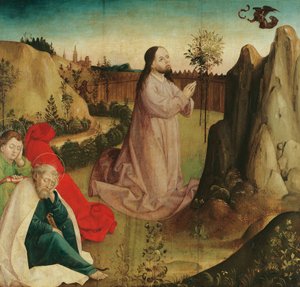 Christ on the Mount of Olives by Meister der Veitslegende