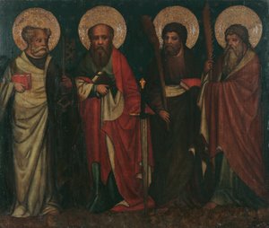 The Apostles Peter, Paul, James the Younger, and Simon