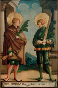 Saints Sebastian and Vitalis by Meister von Messkirch