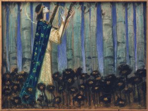 Orpheus (Preliminary Study) by Melchior Lechter