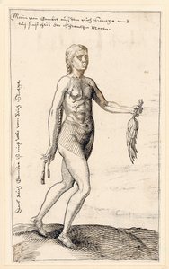 A woman of Gambia, 1583 by Melchior Lorck